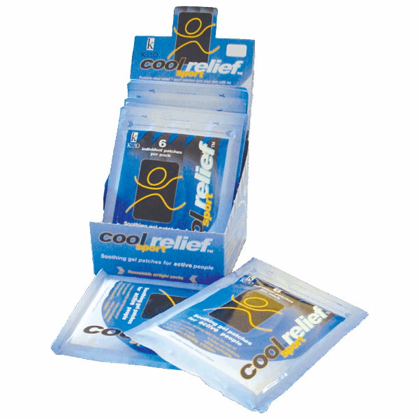 COOL RELIEF Cold Gel Patches Pouch/6