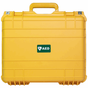 CARDIACT Large Waterproof Tough AED Case  43 x 38 x 15.4cm (Yellow)