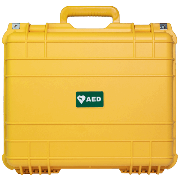 CARDIACT Large Waterproof Tough AED Case  43 x 38 x 15.4cm (Yellow)