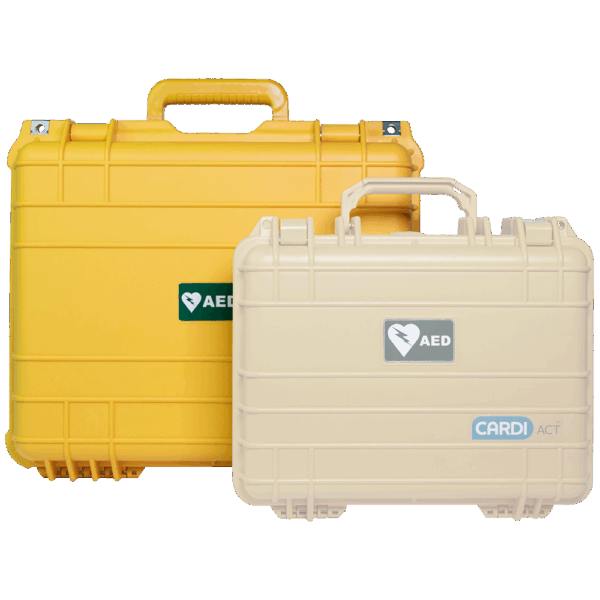 CARDIACT Large Waterproof Tough AED Case  43 x 38 x 15.4cm (Yellow) - Image 3