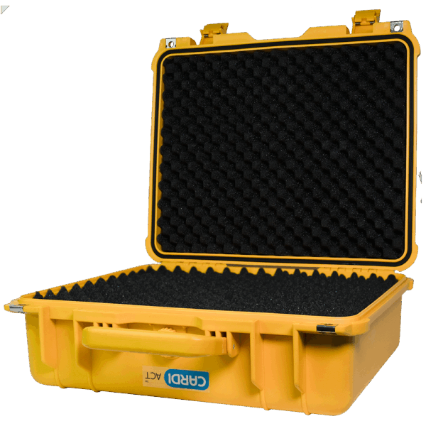CARDIACT Large Waterproof Tough AED Case  43 x 38 x 15.4cm (Yellow) - Image 2