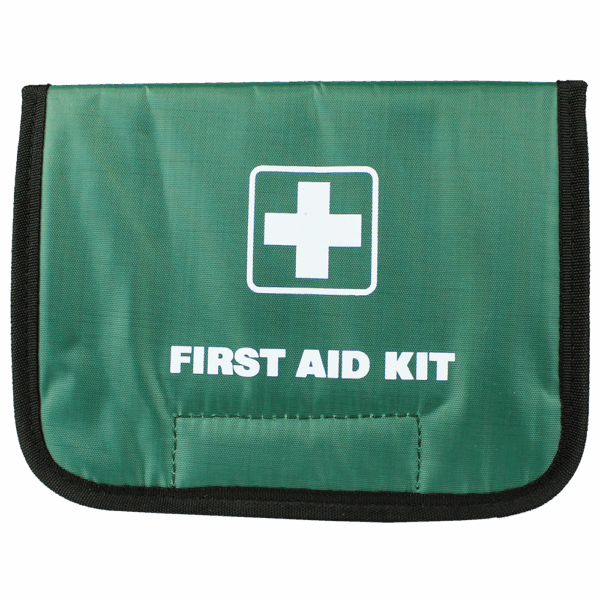 AEROBAG Green Fold-Over First Aid Bag 21.5 x 4.5 x 15.5cm