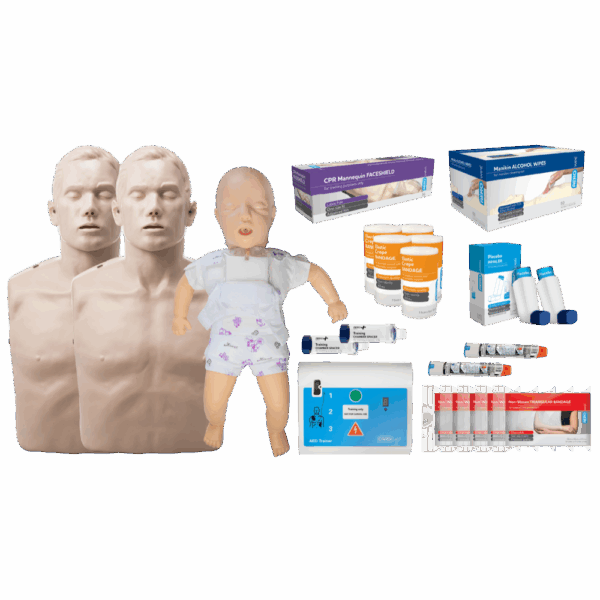 AEROLEARN Basic First Aid Trainer Equipment Starter Pack