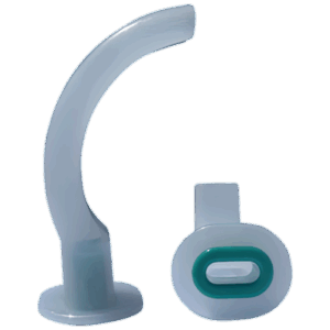Green Small Sterile Guedel Airway Size 2 (ISO 8.0)