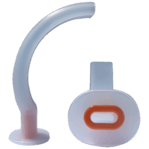 Red Adult Sterile Guedel Airway Size 4 (ISO 10.0)