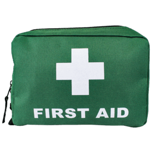 AEROBAG Small Green First Aid Bag 21 x 15 x 7.5cm
