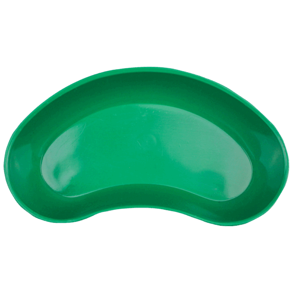 Disposable Green Plastic Kidney Dish 200mL