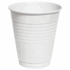 Disposable White Plastic Cups