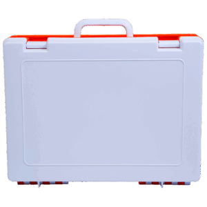 AEROCASE Medium/Large White and Orange Rugged Case 34.5 x 26.5 x 9.8cm (for AFAK5C)
