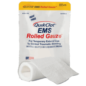 QUIKCLOT Haemostatic EMS Roll 7.5cm x 1.2 SHORT DATED