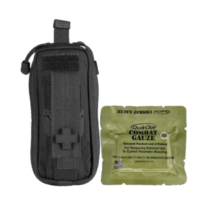 RAPIDSTOP Small Bleed Control with QUIKCLOT Combat Gauze- Tactical 8 x 18 x 6cm