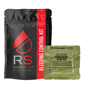 RAPIDSTOP Small Bleed Control Pack with QUIKCLOT Combat Gauze