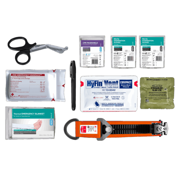 RAPIDSTOP Medium Bleed Control Kit with QUIKCLOT Combat Gauze- Tactical 13 x 18 x 8cm - Image 2