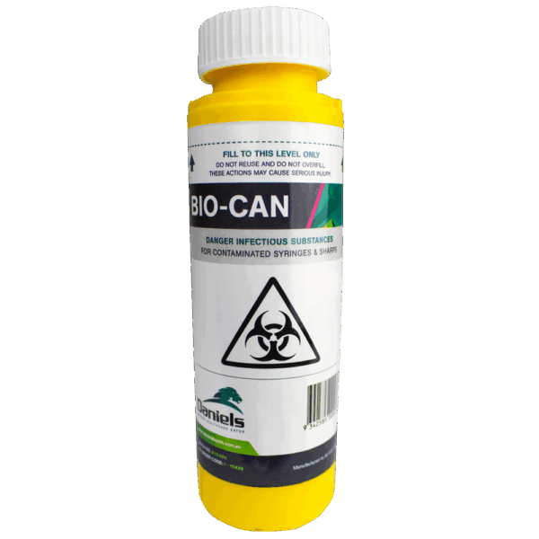 AEROHAZARD Sharps Disposal Container 125mL