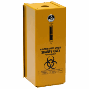 AEROHAZARD Steel Sharps Disposal Safe 1.4L (includes 2 x SD1400)