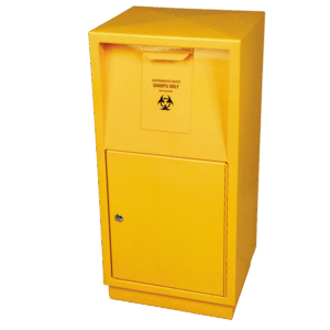 AEROHAZARD Steel Sharps Disposal Safe 23L (includes 2 x SD23000)