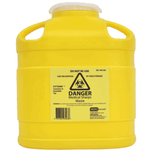 AEROHAZARD Sharps Disposal Container 5L