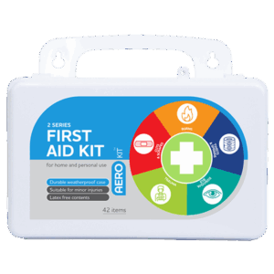 AEROKIT 2 Series Plastic Waterproof First Aid Kit 13 x 21 x 7.5cm