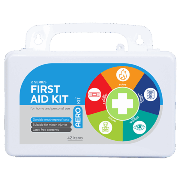 AEROKIT 2 Series Plastic Waterproof First Aid Kit 13 x 21 x 7.5cm