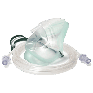 Oxygen Therapy Mask with 2M Tubing - Adult