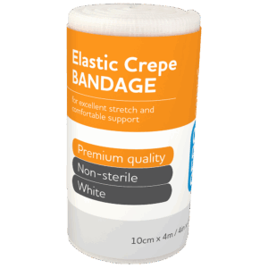 AEROCREPE Elastic Crepe Bandage 10cm x 4M Wrap/12
