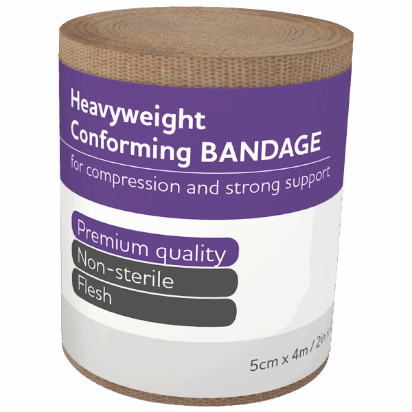 AEROFORM Heavyweight Conforming Bandage 5cm x 4M Wrap/12