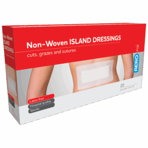 AEROFIX Non-Woven Island Dressing 9 x 20cm Box/20