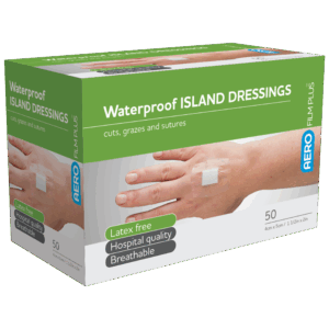 AEROFILM PLUS Waterproof Island Dressing 4 x 5cm Box/50
