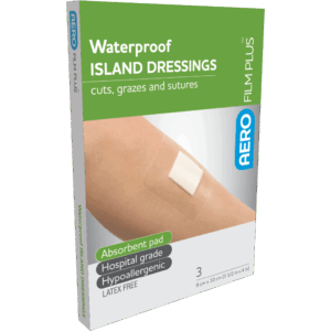 AEROFILM PLUS Waterproof Island Dressing 9 x 10cm Box/3