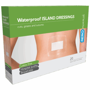 AEROFILM PLUS Waterproof Island Dressing 10 x 12cm Box/20