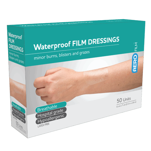 AEROFILM Waterproof Film Dressing 6 x 7cm Box/50