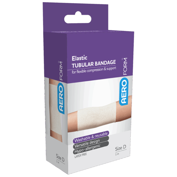 AEROFORM Size D Large Limbs Elastic Tubular Bandage 7.5cm x 1M