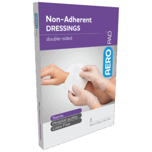 AEROPAD Non-Adherent Dressing 10 x 10cm Box/3