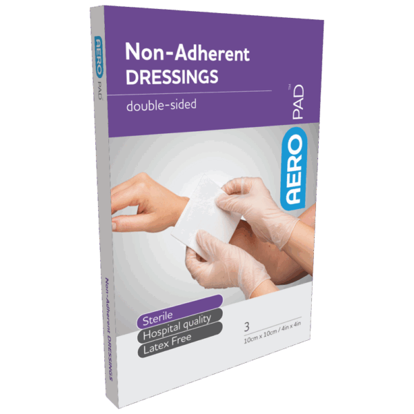 AEROPAD Non-Adherent Dressing 10 x 10cm Box/3