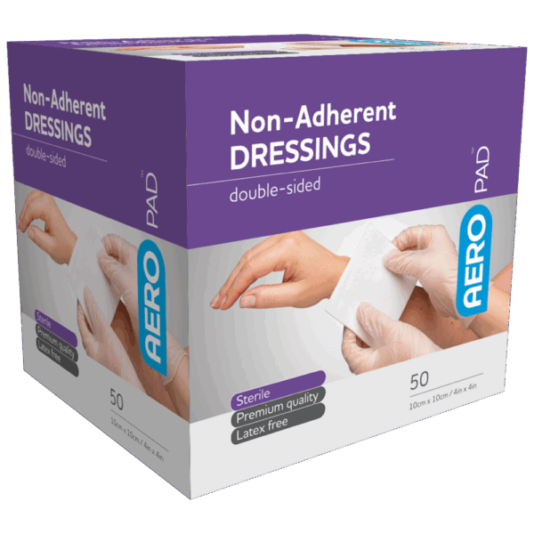 AEROPAD Non-Adherent Dressing 10 x 10cm Box/50