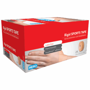AEROPLAST Rigid Sports Tape 2.5cm x 13.7M Box/24