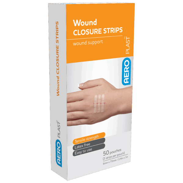 AEROPLAST Wound Closure Strips 6 x 75mm 3 strips/card Box/50