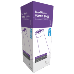 AEROWASTE Bio-Waste Vomit Bag 1500ml Box/50