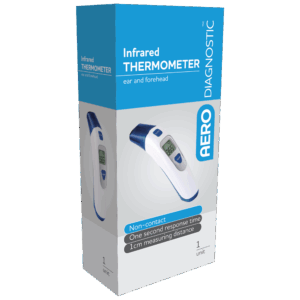 AERODIAGNOSTIC Personal Infrared Ear and Forehead Thermometer