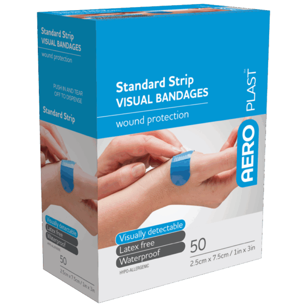 AEROPLAST Premium Visual Strip 7.5 x 2.5cm Box/50