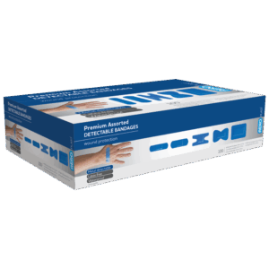 AEROPLAST Premium Detectable Assorted Dressings Box/100