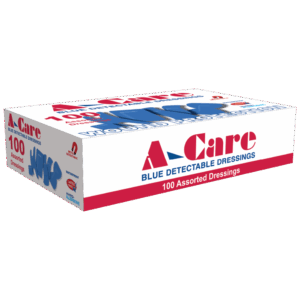 A-CARE Detectable Assorted Dressings Box/100