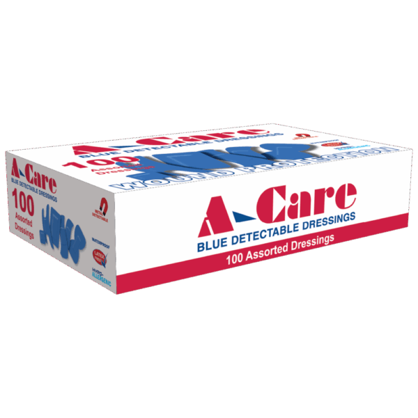 A-CARE Detectable Assorted Dressings Box/100