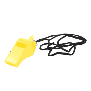 AEROSUPPLIES Yellow Plastic Whistle