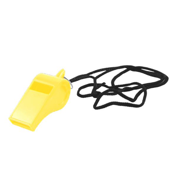 AEROSUPPLIES Yellow Plastic Whistle
