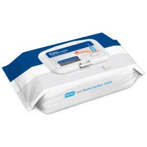 AEROWIPE 75% Isopropyl Alcohol Surface Wipes Pouch/60 (DG) Pack/60